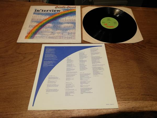 Gentle Giant In Interview 1976 Chrysalis 6307575 Deutsche Pressung VG+/VG+